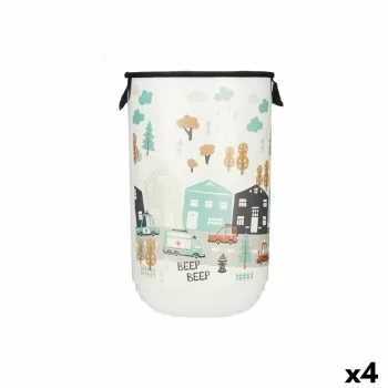 Laundry Basket Children's Road Plastic 40 L 34 x 52,3 x...