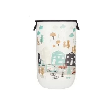 Laundry Basket Children's Road Plastic 40 L 34 x 52,3 x... 2