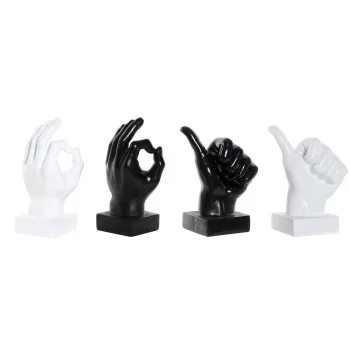Decorative Figure DKD Home Decor White Black Multicolour...