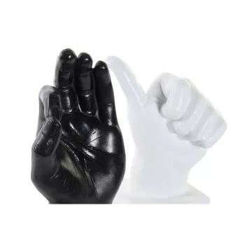 Decorative Figure DKD Home Decor White Black Multicolour... 2