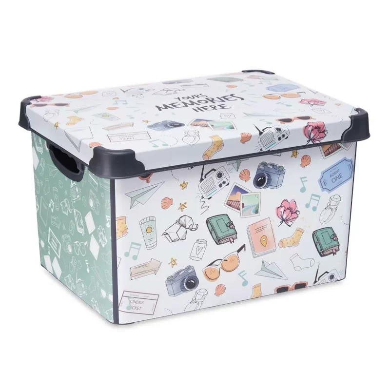 Storage Box with Lid Memories Young 22 L...