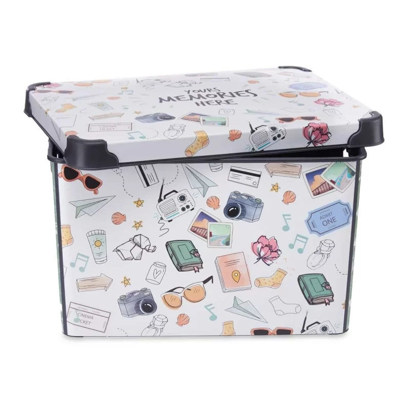 Storage Box with Lid Memories Young 22 L...