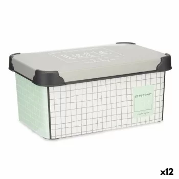 Storage Box with Lid Home Graph paper Plastic 5 L 19 x...