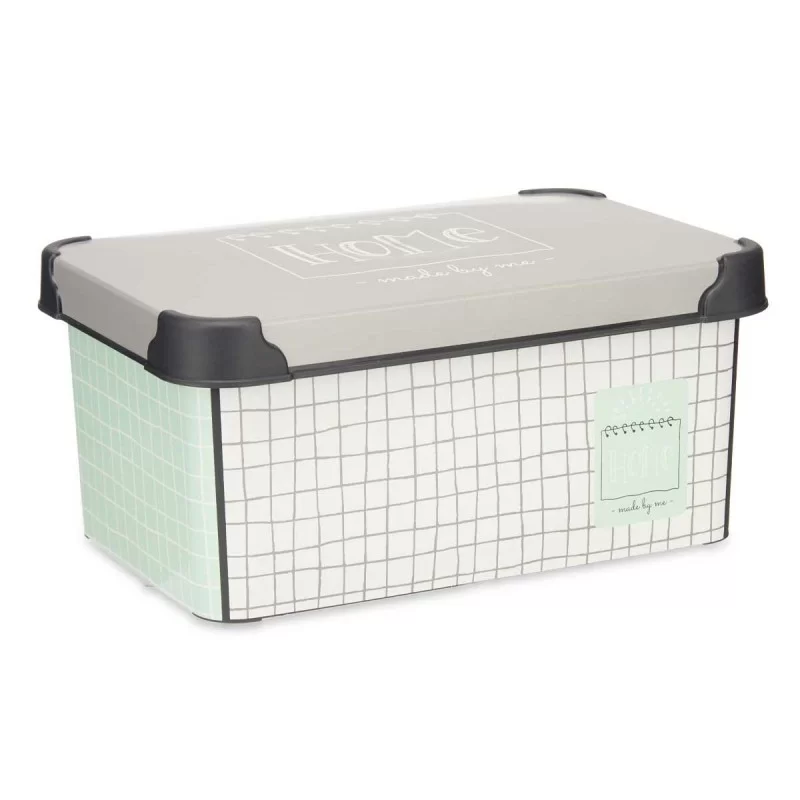 Storage Box with Lid Home Graph paper Plastic 5...