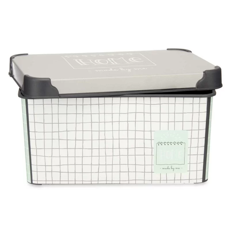 Storage Box with Lid Home Graph paper Plastic 5...