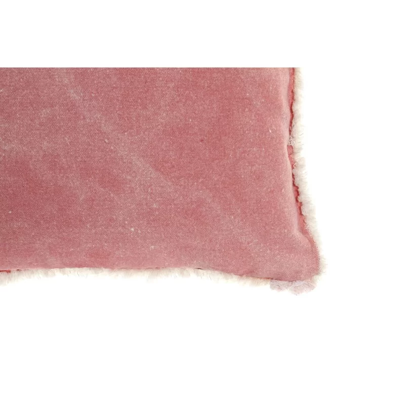 Cushion DKD Home Decor Yellow Green Pink Fringe...