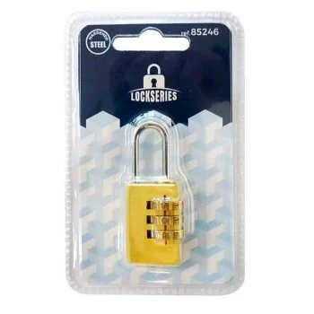 Combination padlock EDM Brass 2