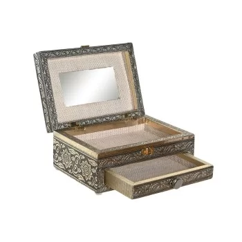 Jewelry box DKD Home Decor 17,5 x 12,5 x 8,5 cm Champagne... 2