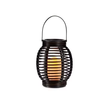 LED Lantern Dark grey Plastic 16 x 20 x 16 cm (9Units) 2