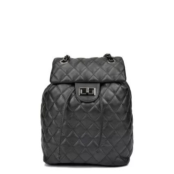 Casual Backpack Anna Luchini SS22-AL-2165-NERO Black 22 x...