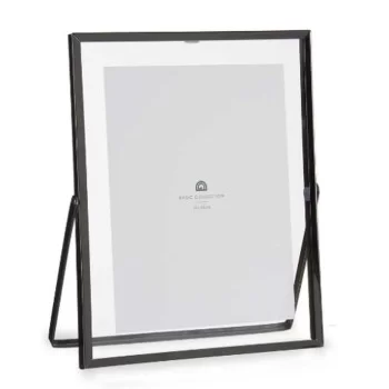 Photo frame Black Metal Glass Plastic 20,5 x 1 x 25,2 cm... 2