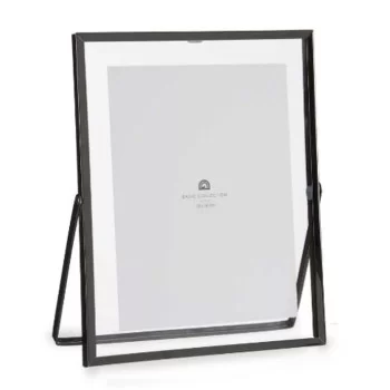 Photo frame Black Metal Glass Plastic 18,5 x 1 x 23 cm... 2