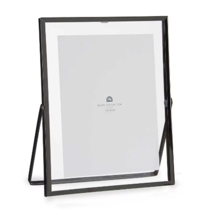Photo frame Black Metal Glass Plastic 18,5 x 1...