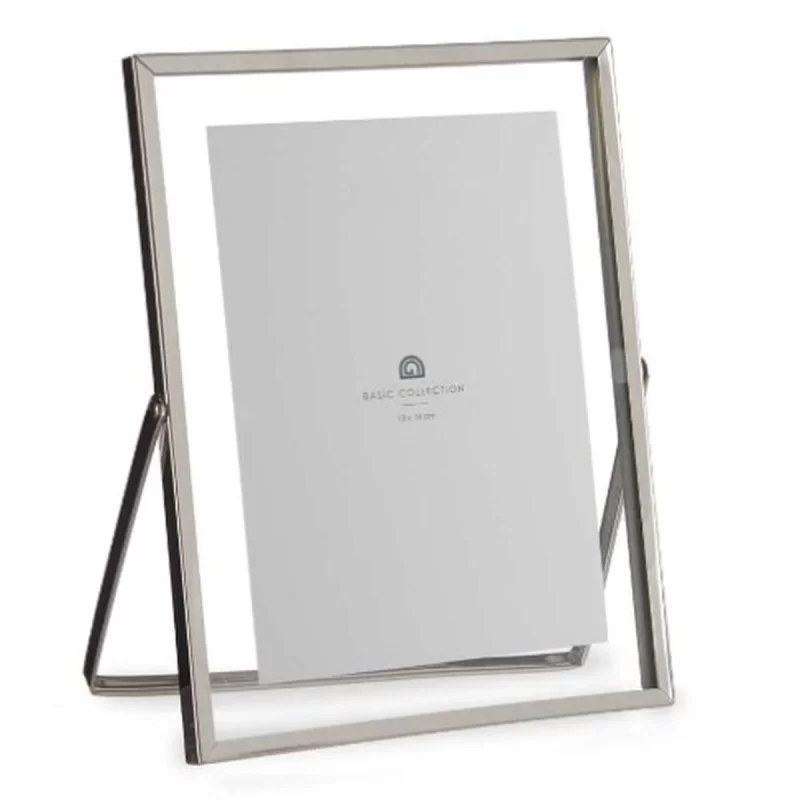 Photo frame Silver Metal Glass Plastic 18,5 x 1...