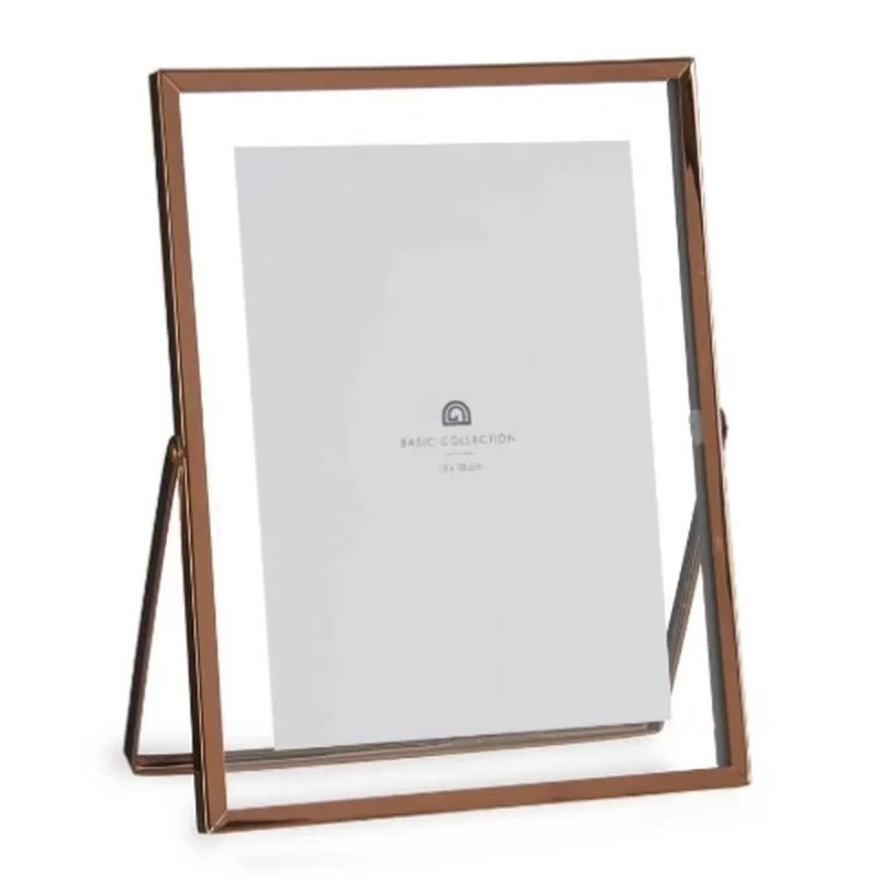 Photo frame Copper Metal Glass Plastic 18,5 x 1...