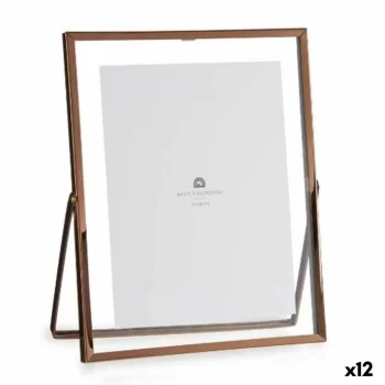 Photo frame Copper Metal Glass Plastic 20,5 x 1 x 25,2 cm...