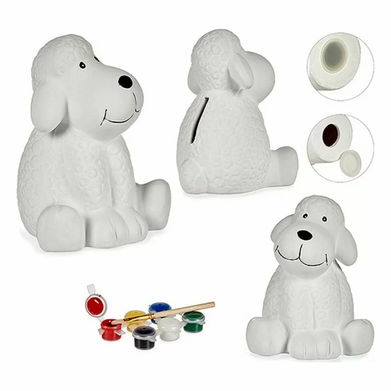 Paint Your Own Money Box Dog Ceramic 11 x 12,5...
