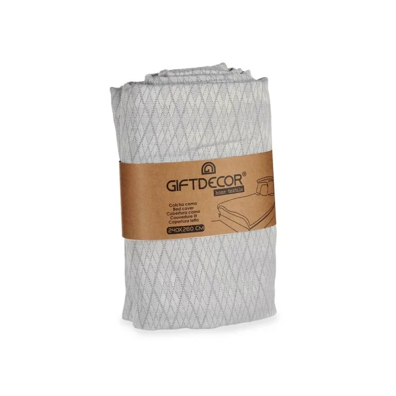 Bedspread (quilt) 240 x 260 cm Rhombus Grey (4...