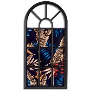 Wall photo frame Window Black Glass Plastic 34,5 x 2,5 x... 2