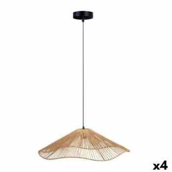 Ceiling Light Rope 60 W Brown Black Metal Paper Plastic...