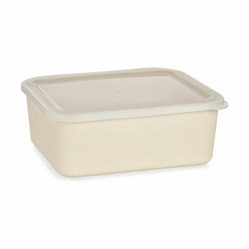 Storage Box with Lid Yellow 17 x 8 x 23,5 cm (6...