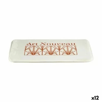 Bath rug Art Nouveau White Bronze 40 x 1,5 x 60 cm (12...