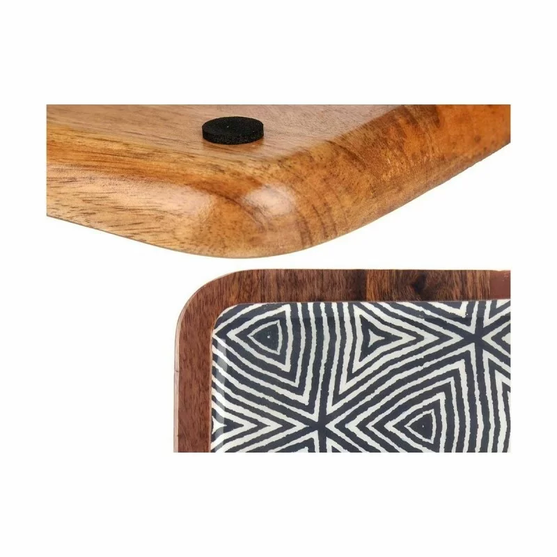 Centerpiece Ethnic 25 x 25 cm White Brown Black...