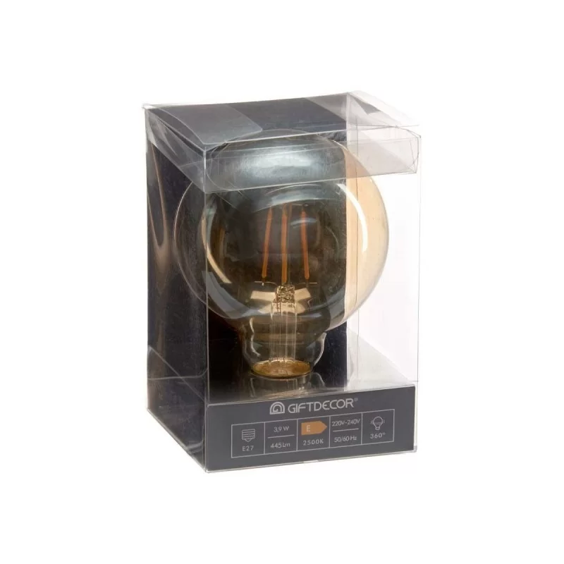 LED lamp Vintage E27 Transparent 4 W 9,5 x 14 x...