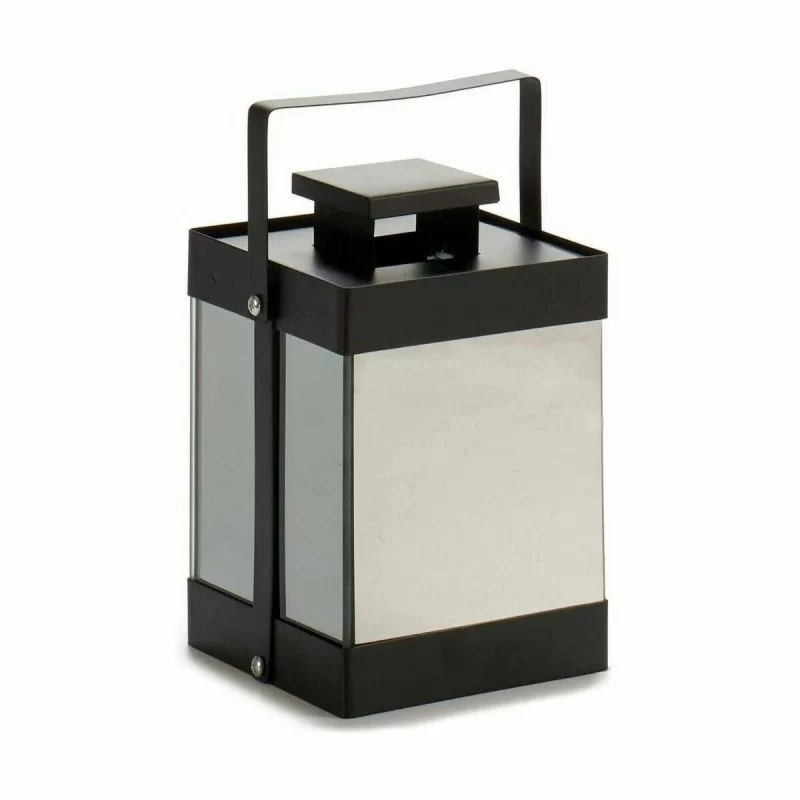 LED Lantern Black Mirror 12,5 x 18,5 x 12,5 cm...
