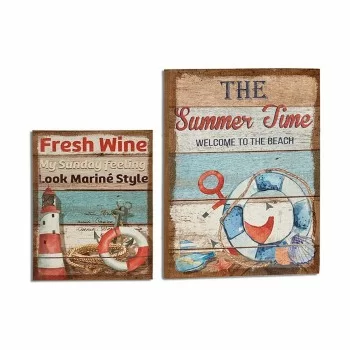 Canvas Navy 50 x 3 x 40 cm (4 Units) 2