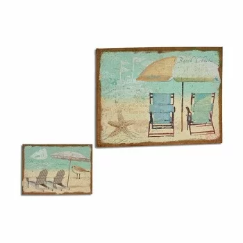 Canvas Beach 70 x 3 x 50 cm (4 Units) 2