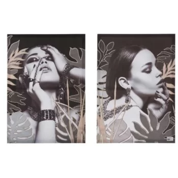 Set of 2 pictures Canvas Lady (6 Units) 2