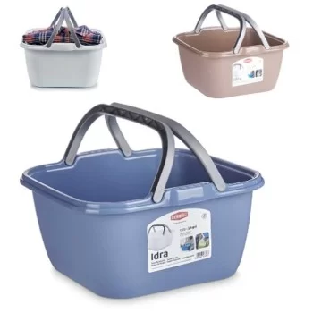 Multi-purpose basket Stefanplast With handles Plastic 13... 2