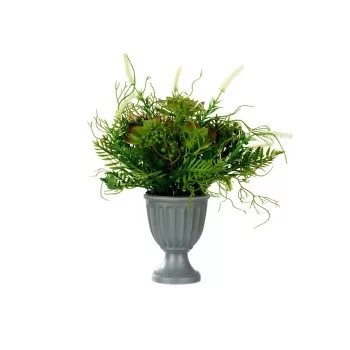Decorative Plant Wineglass Plastic 21 x 30 x 21 cm (6 Units) 2