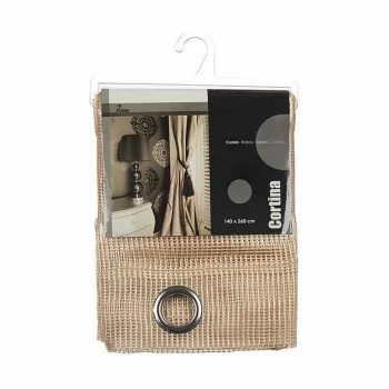 Curtain 140 x 260 cm Grille Beige (6 Units) 2
