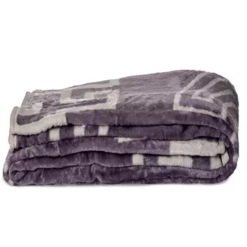 Blanket Grey 220 x 240 x 0,5 cm (4 Units) 2