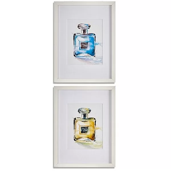Painting Perfume Glass Particleboard 33 x 3 x 43 cm (6 Units)
