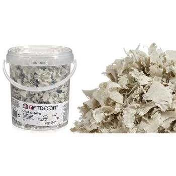 Decorative Shavings 1,4 L Light grey (6 Units) 2
