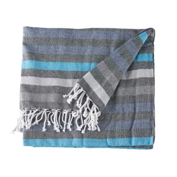 Multipurpose throw 160 x 200 cm Blue (12 Units) 2