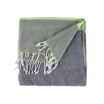 Multipurpose throw 160 x 200 cm Green (12 Units) 2