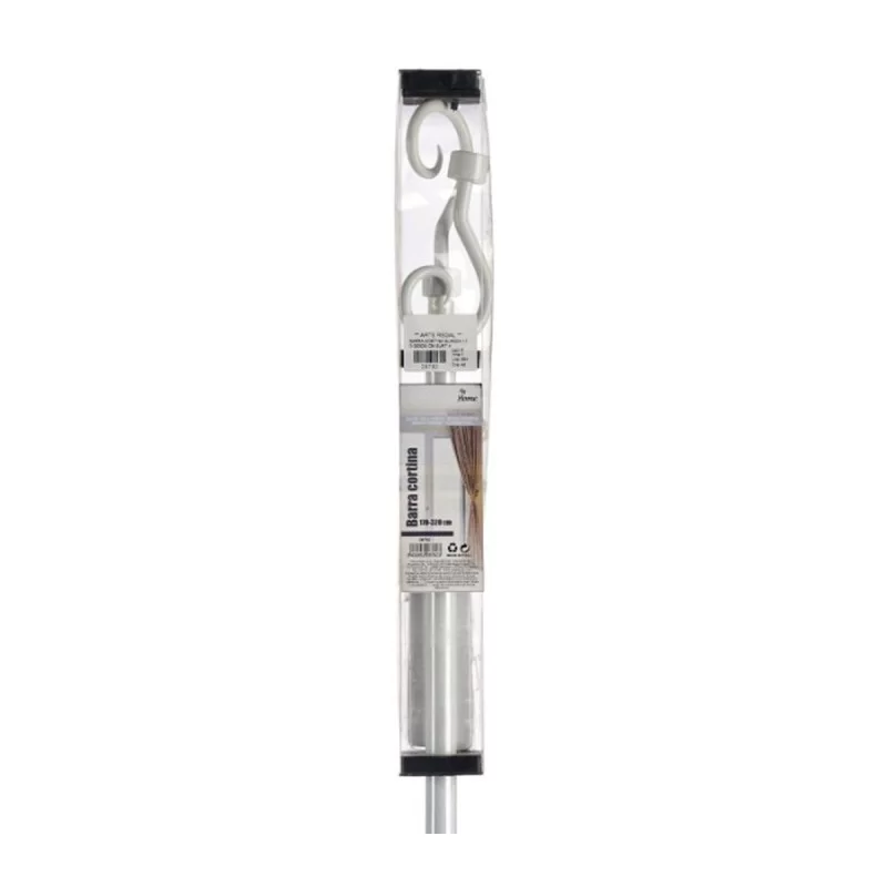 Curtain Bar Extendable 170 - 320 cm White Iron...