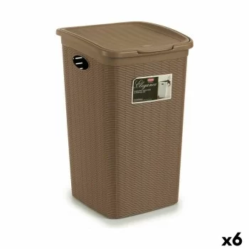 Laundry Basket Stefanplast Elegance Beige Plastic 50 L...