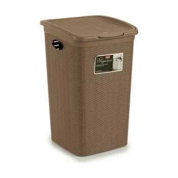 Laundry Basket Stefanplast Elegance Beige Plastic 50 L... 2