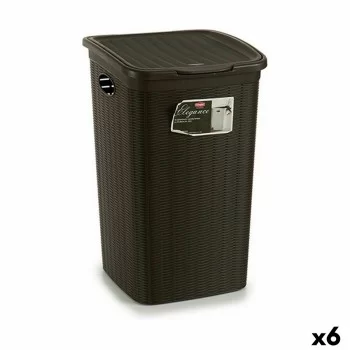 Laundry Basket Stefanplast Elegance Brown Plastic 50 L...