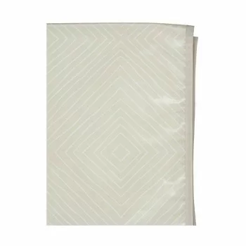 Tablecloth Oilcloth Beige Rhombus 140 x 180 cm (12 Units) 2