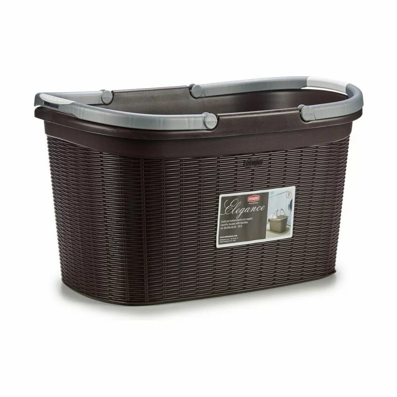 Laundry Basket Stefanplast Elegance Plastic 35...