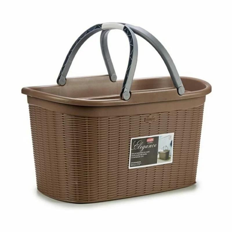 Laundry Basket Stefanplast Elegance Plastic 35...