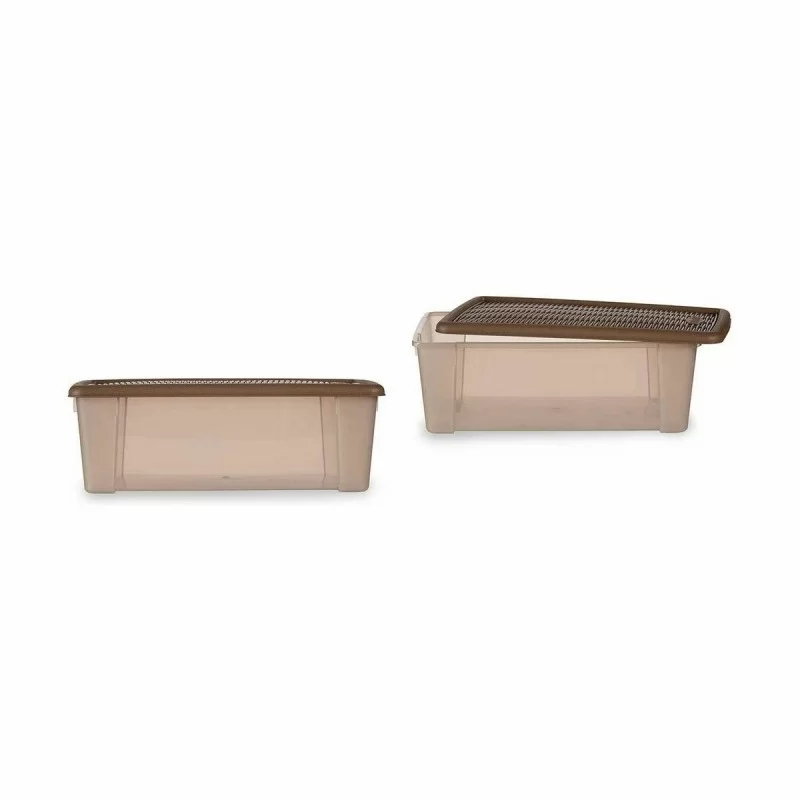 Storage Box with Lid Stefanplast Elegance Beige...