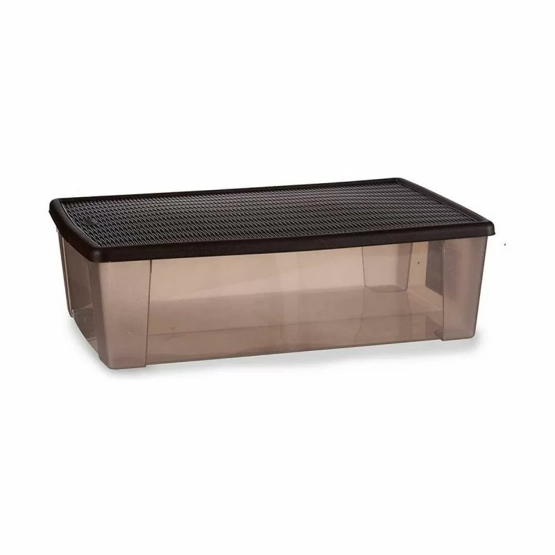 Storage Box with Lid Stefanplast Elegance Brown...