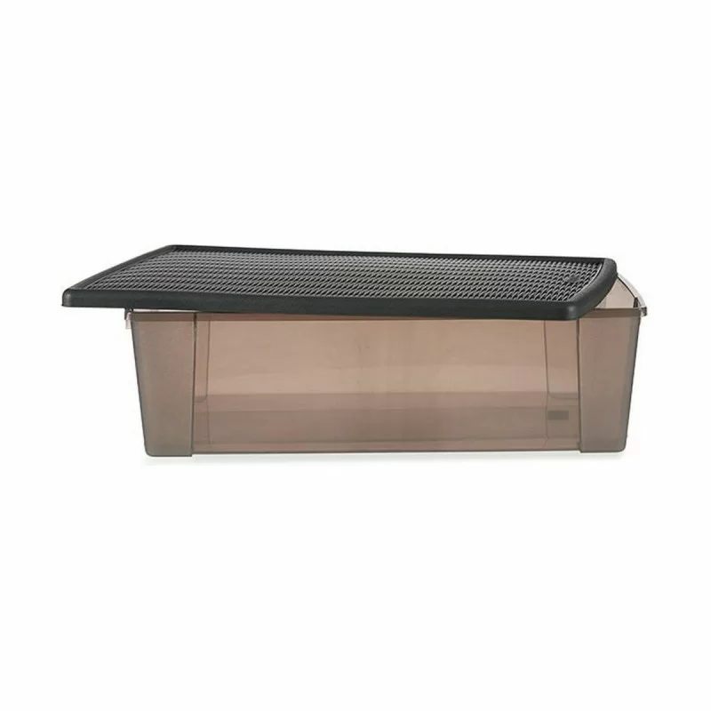 Storage Box with Lid Stefanplast Elegance Grey...